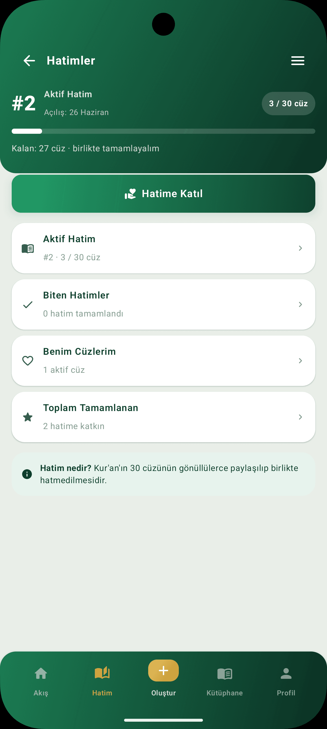 Niyet Pro ekranı 3